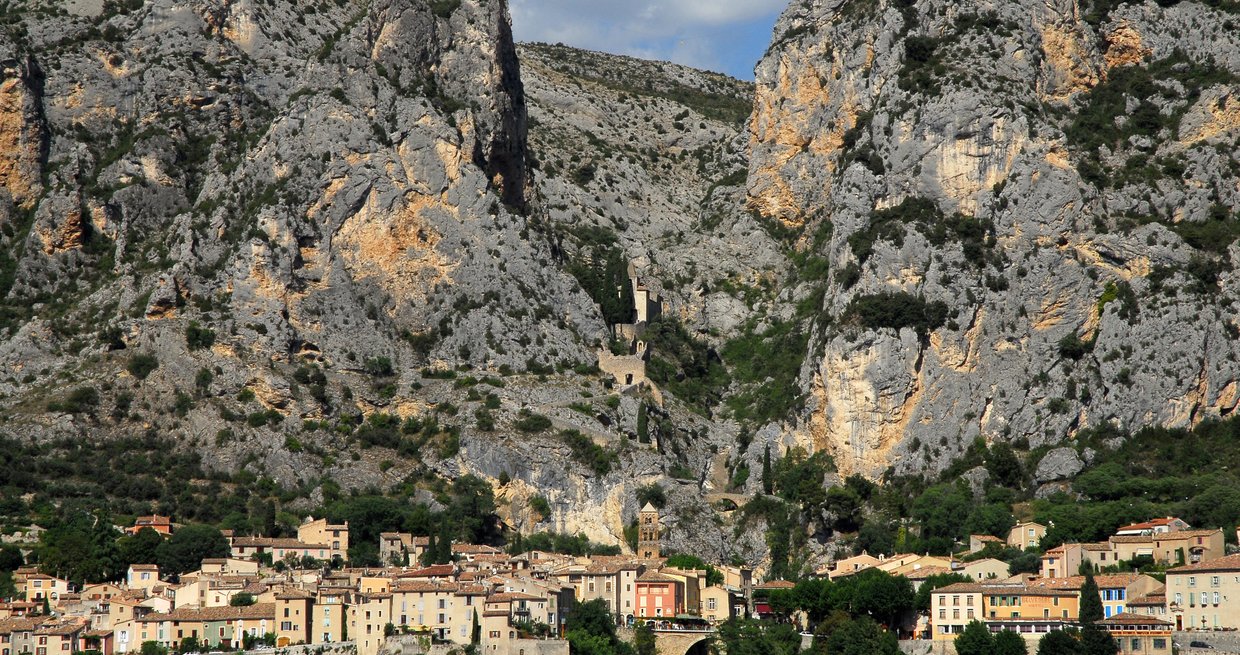 Moustiers Sainte Marie, classé parmi les plus beaux villages de France